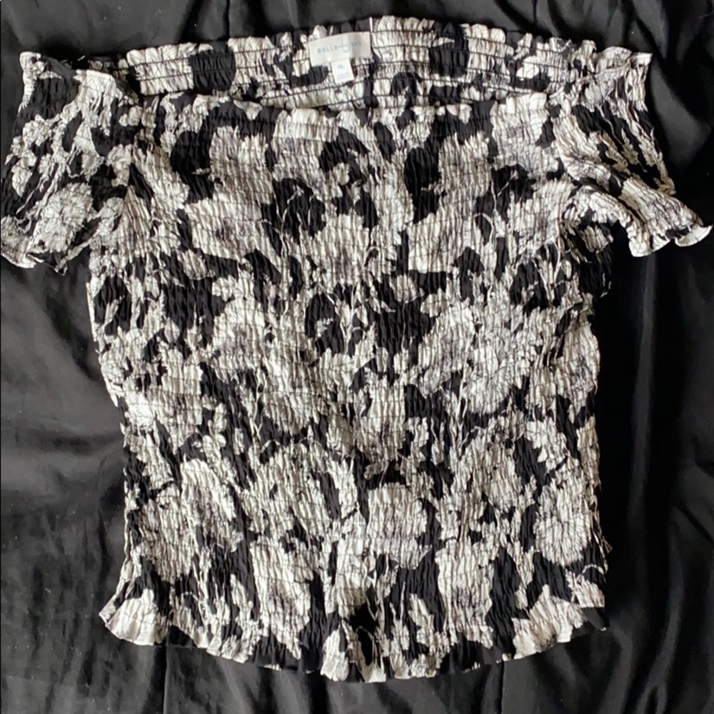 Off the shoulder crop top
